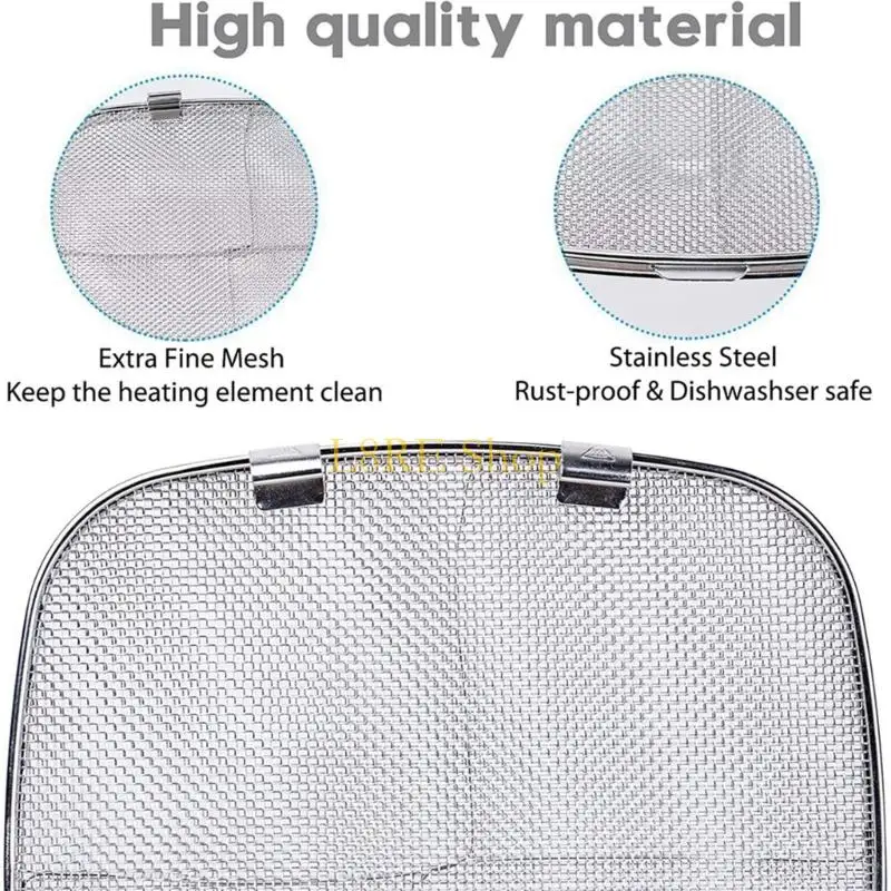 L8RE استبدال درع بقع ل AG301 AG300 شواء داخلي شاشة الفولاذ المقاوم للصدأ شاشة شاشة شاشة آمنة وقابلة لإعادة الاستخدام