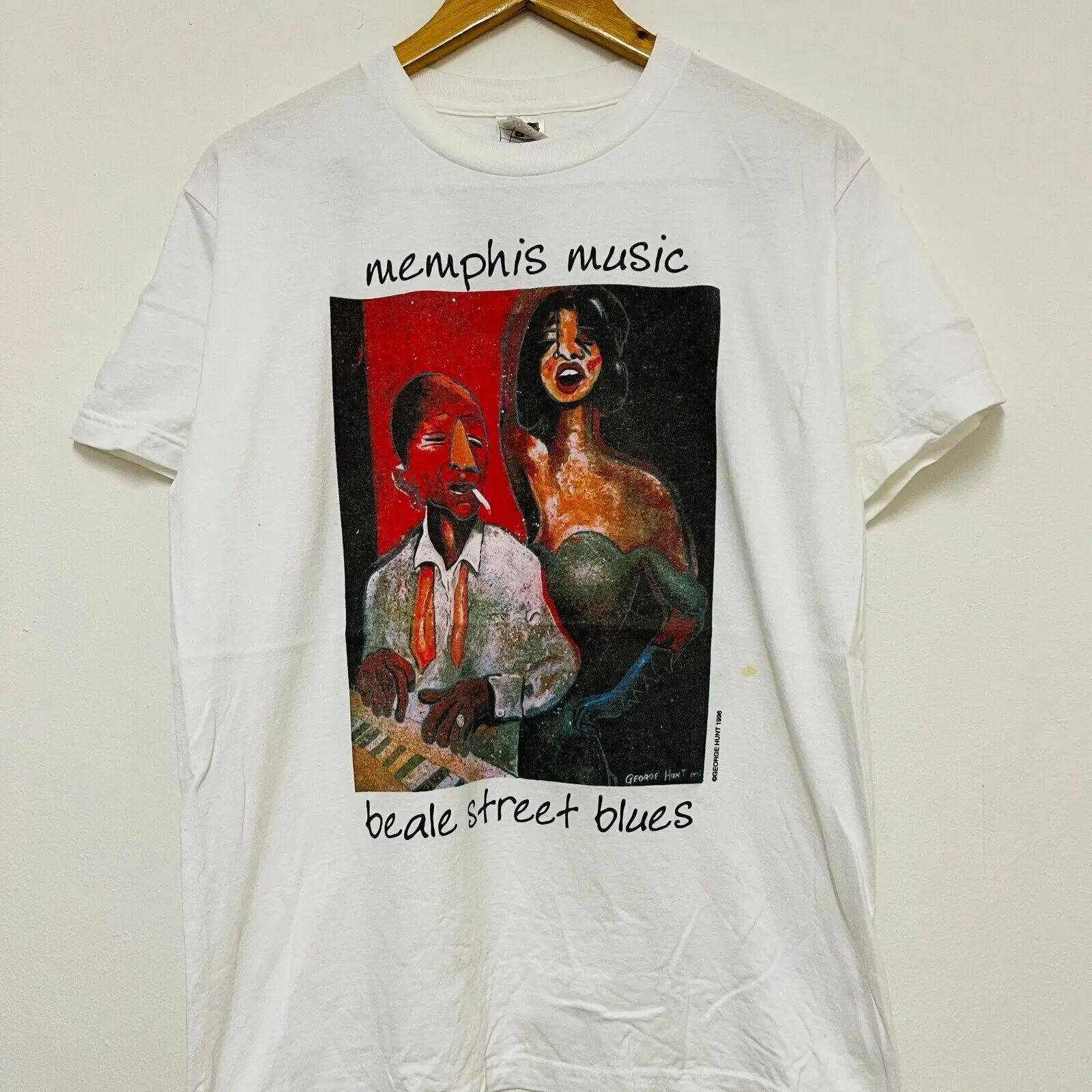 Vintage 90’s George Hunt 1996 Artwork T-Shirt / Pop Art / Artist / Streetwear /