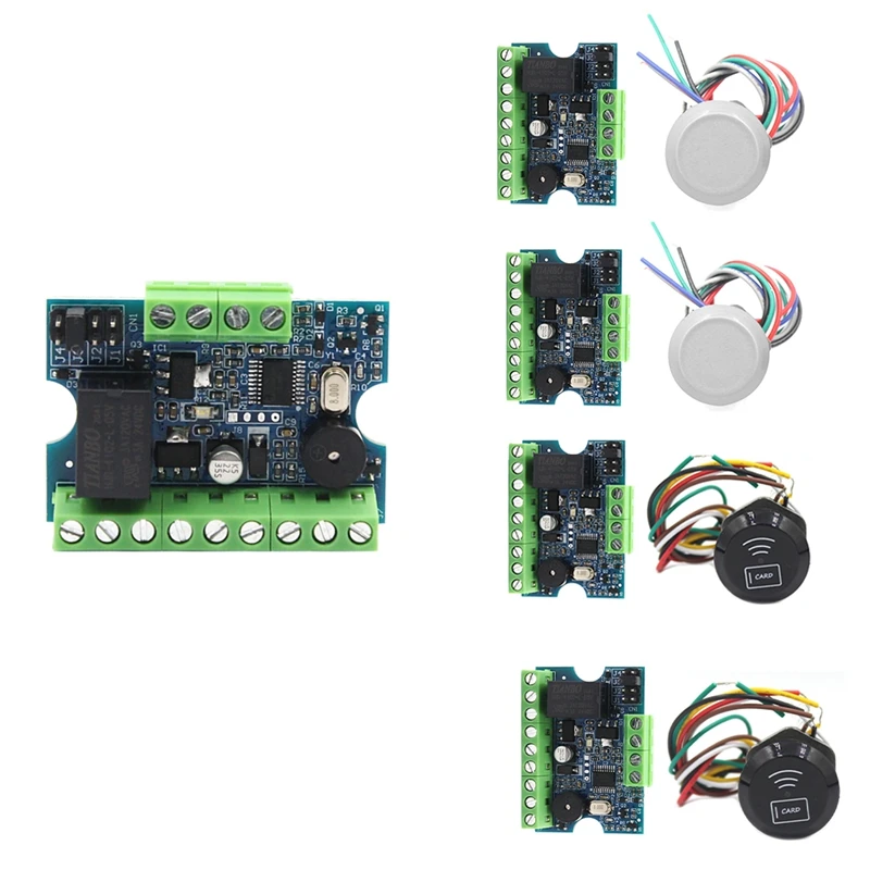 12V Access Controler With Magnetic Lock Gate Entry System Set Touch Memory DALAS TM Reader PCB Access Control Board