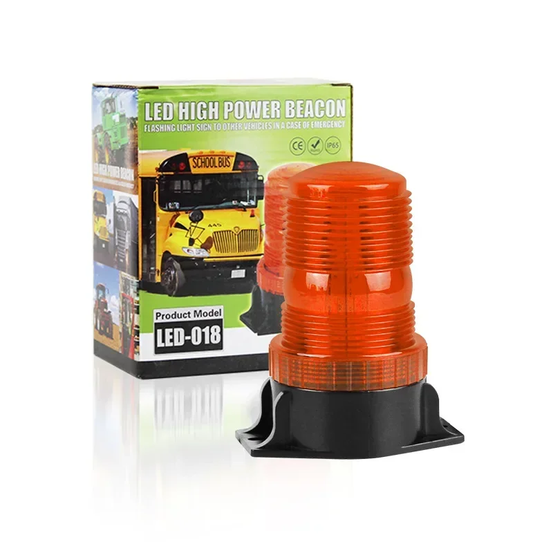 Adequado para empilhadeira LED luz de sinal de aviso piscando 9-90V 15W