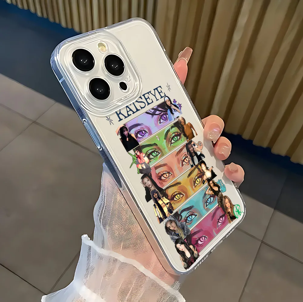 Чехол для телефона Hot Kip Pop KATSEYES для iPhone 17 16e 15 14 13 12 11 Mini Pro Max X XR XSMax 7 8 Air Plus, прозрачная задняя крышка