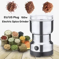 Kitchen Multifunctional 4 Blade Grain Grinder Coffee Chopping Home Electric Coffee Grinder Nut Bean Flavor Blender 4