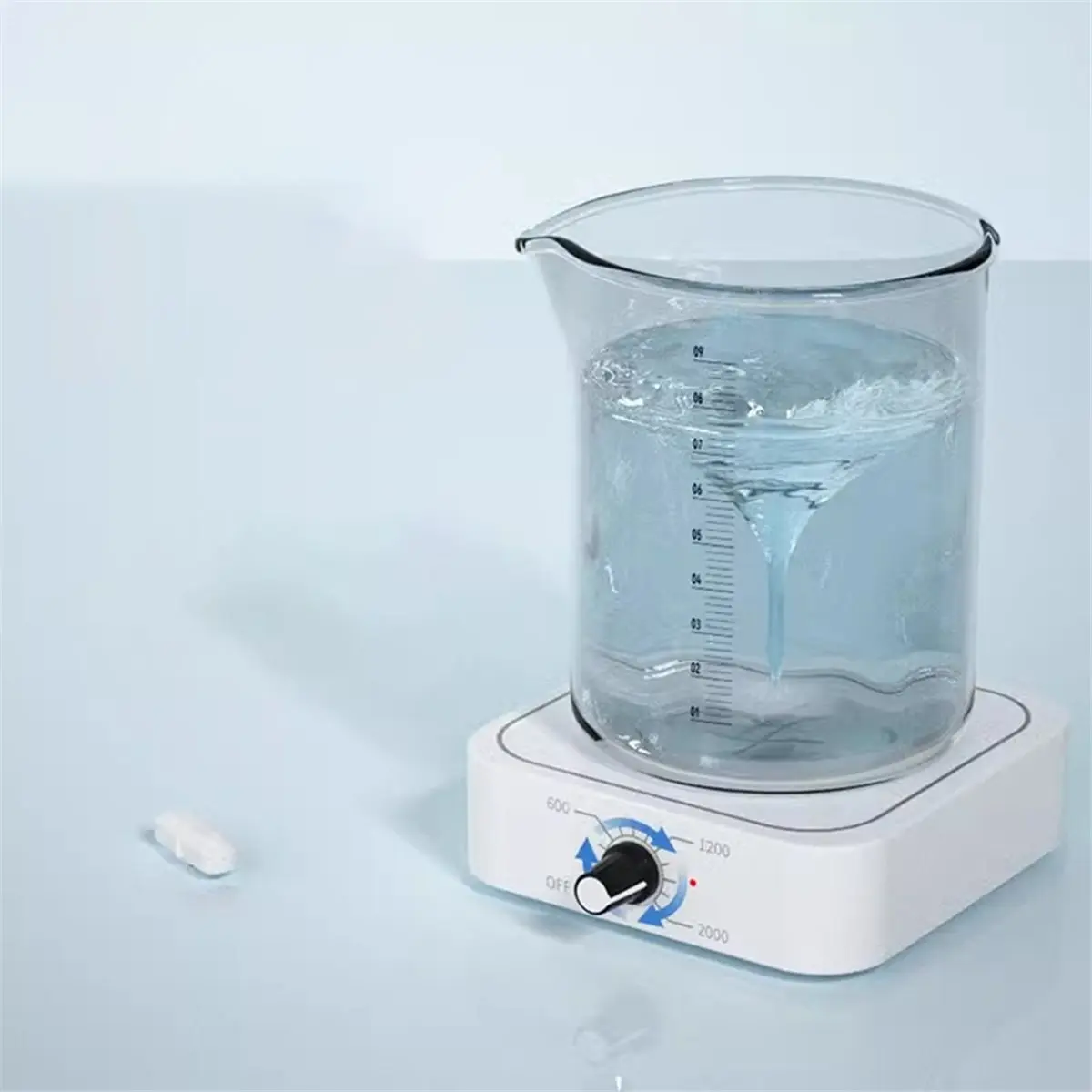 618 Mega Sale Laboratory Mini Magnetic Electric Stirrer Automatic with Adjustable Speed Range 200 to 2000 RPM Plastic Compact