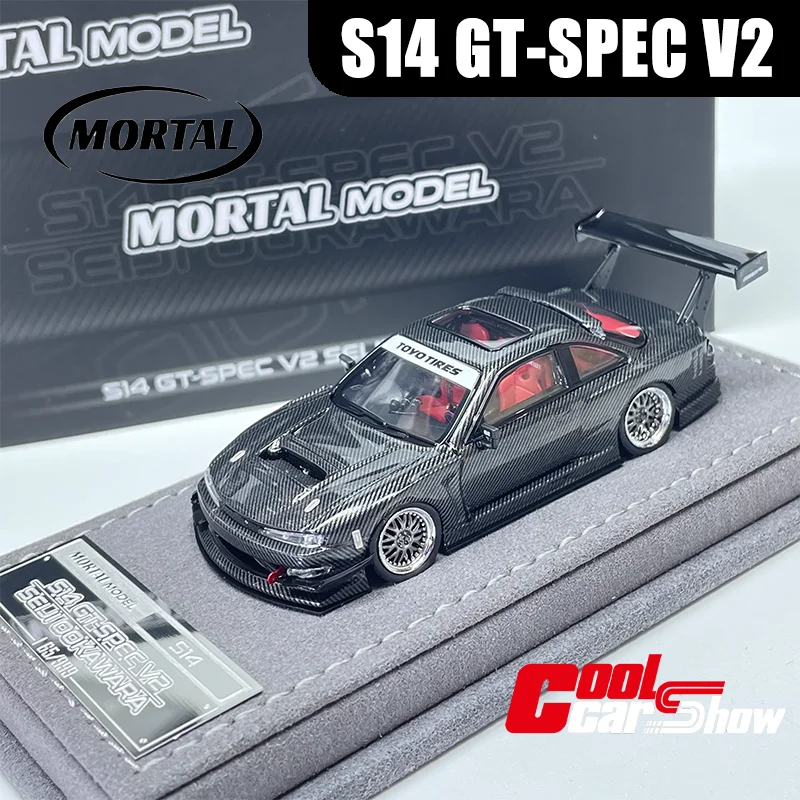 MORTAL 1:64 S14 GT-SPEC V2 COOL CAR SHOW 2026 Alloy Car Static Die