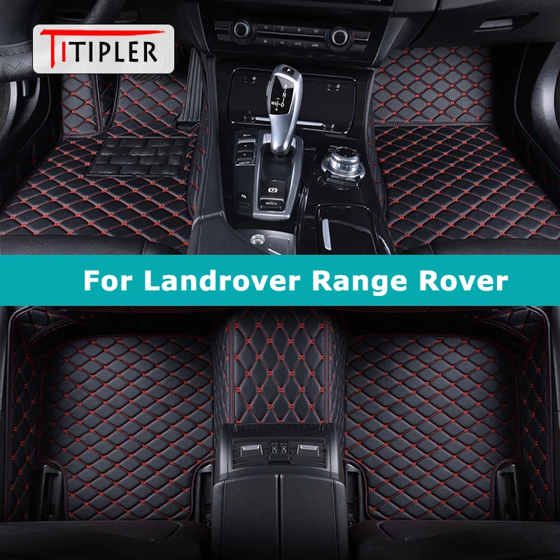 

TITIPLER Custom Car Floor Mats For Landrover Range Rover Auto Carpets Foot Coche Accessorie