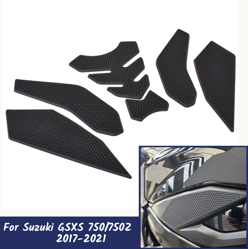 GSX-S750 Anti Slip Fuel Tank Stickers Gas Cap Oil Protect Pad For Suzuki GSX-S GSXS 750 750Z 2017-2023 Motorcycle Accessories ﻿
