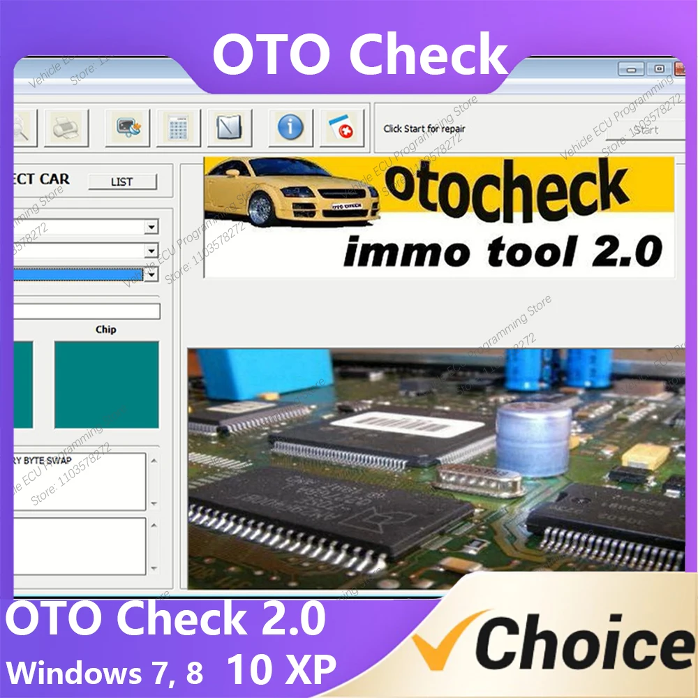 

anti-theft lock repair software OTO Check 2.0 repair anti-theft lock system event ECU anti-theft malfunction vehicles key loss