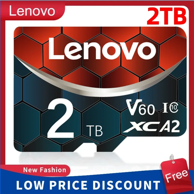 Lenovo Geheugenkaart Mini 128Gb Micro Kaart Klasse 10 256Gb U3 4K Ultra Hoge Snelheid Sd Tf Flash Kaart 512Gb Sd Kaart 1Tb 2Tb Voor Gaming