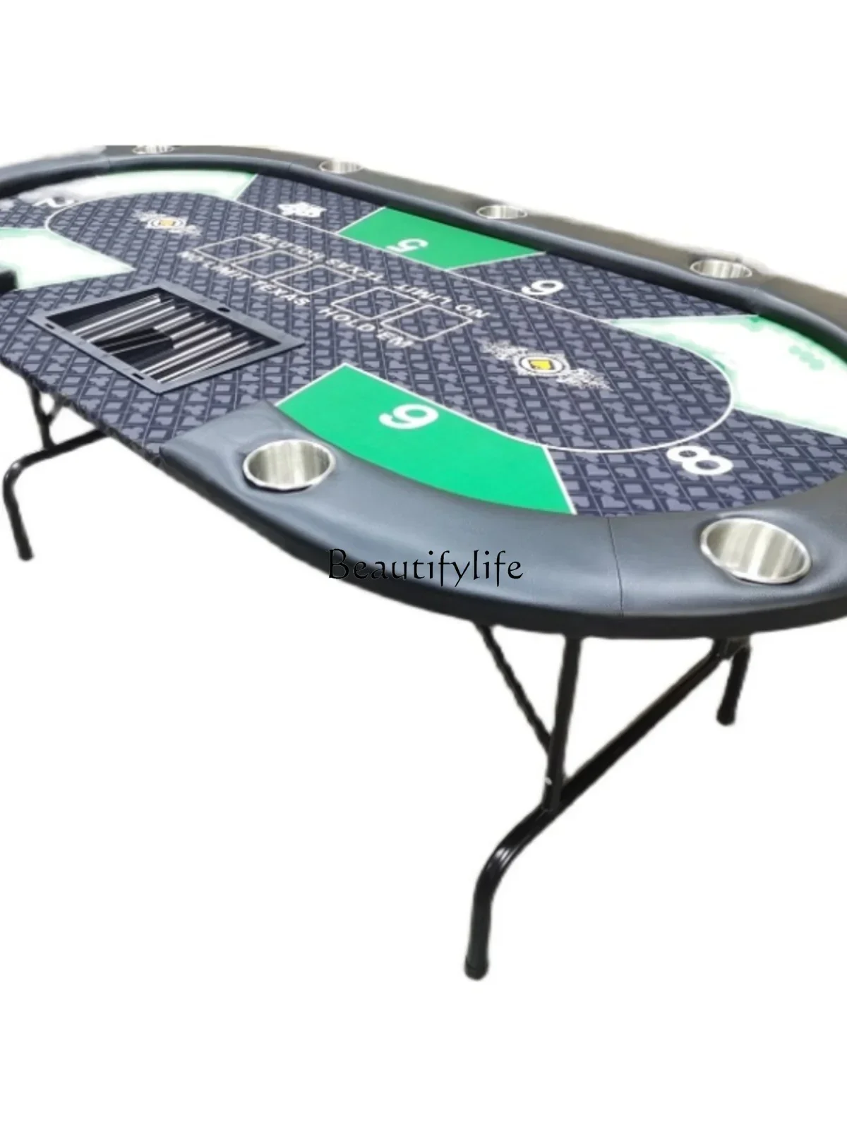 09The desktop legs can be folded, and the size and color of the pea desktop cloth pad can be customized.