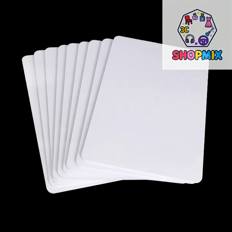10Pcs Rewritable 125KHz RFID T5577/5200/EM4305 Blank Card PVC Tags Smart Access Control Key Card Read Write Program Clone Cards
