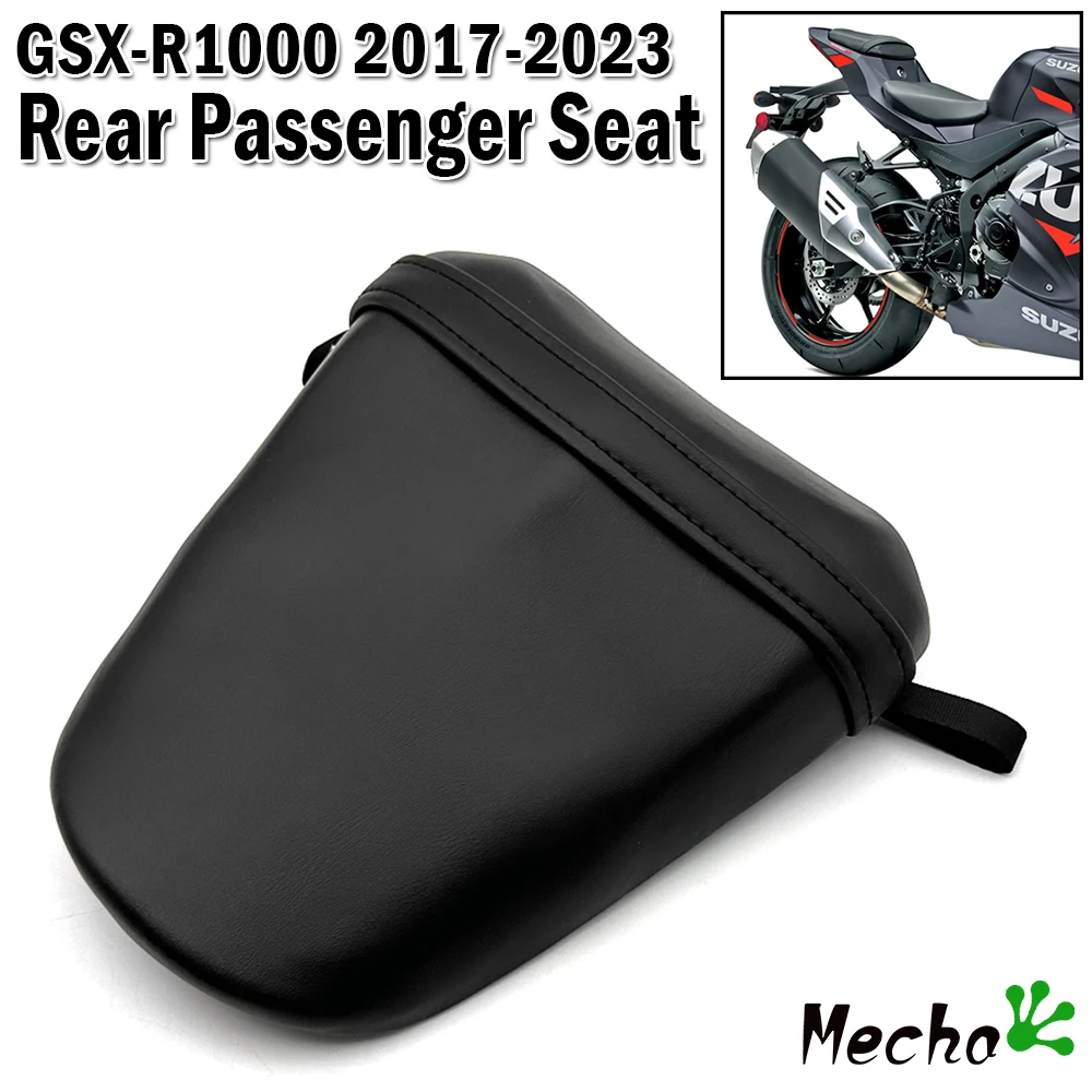 

Motorcycle Black Rear Passenger Seat Cushion Pillion Rear Seat Cushion Assy Fit For Suzuki GSX-R1000 GSXR 1000 2017-2022 2021