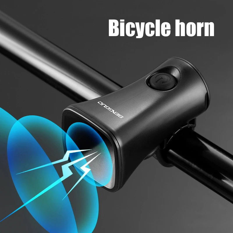 

Electric Bicycle Horn, Road MTB Bike Bell, Cycling Handlebar Speaker, Waterproof Scooter Safety Alarm for Bike Accessory, 120dB