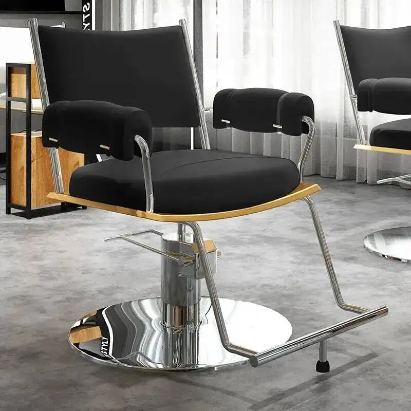 Nordic Barber Chairs Luxury Simple Ergonomic Comfortable Salon Chair Modern Professional Sillon Beauty Barbero Salon Furniture
