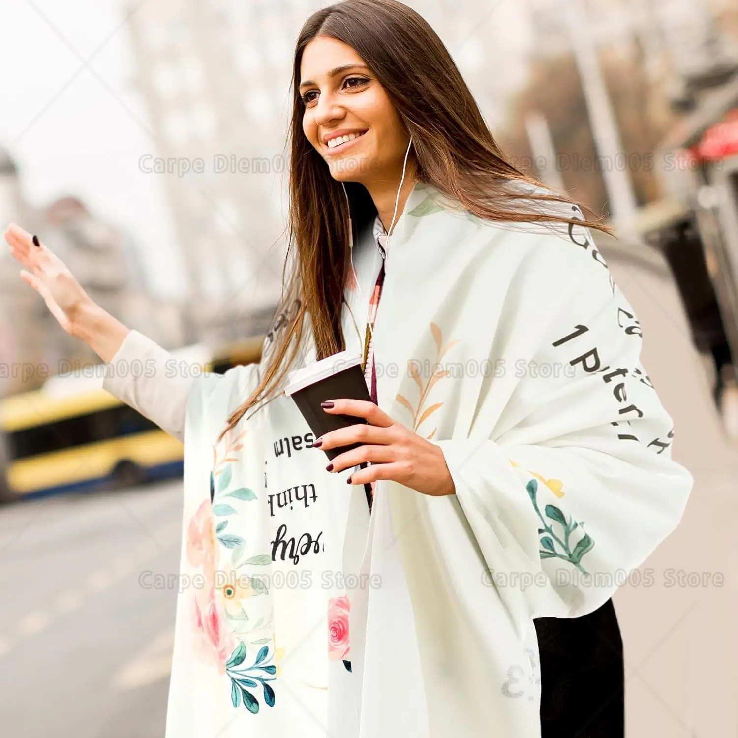 شال الصلاة للنساء وشاح الصلاة المسيحية وشاح شرابة الأزهار لهدايا عيد ميلاد الكنيسة الأم المعلم #4