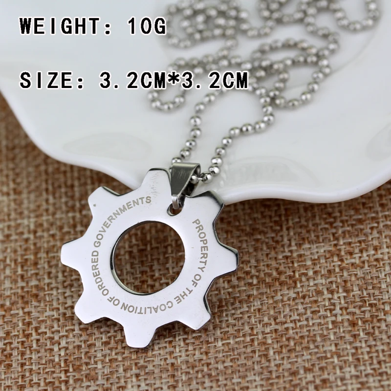 Hot Sale War Machine Necklace Metal Reaction Furnace Necklace For Men Women Fans Necklace Keychain ﻿