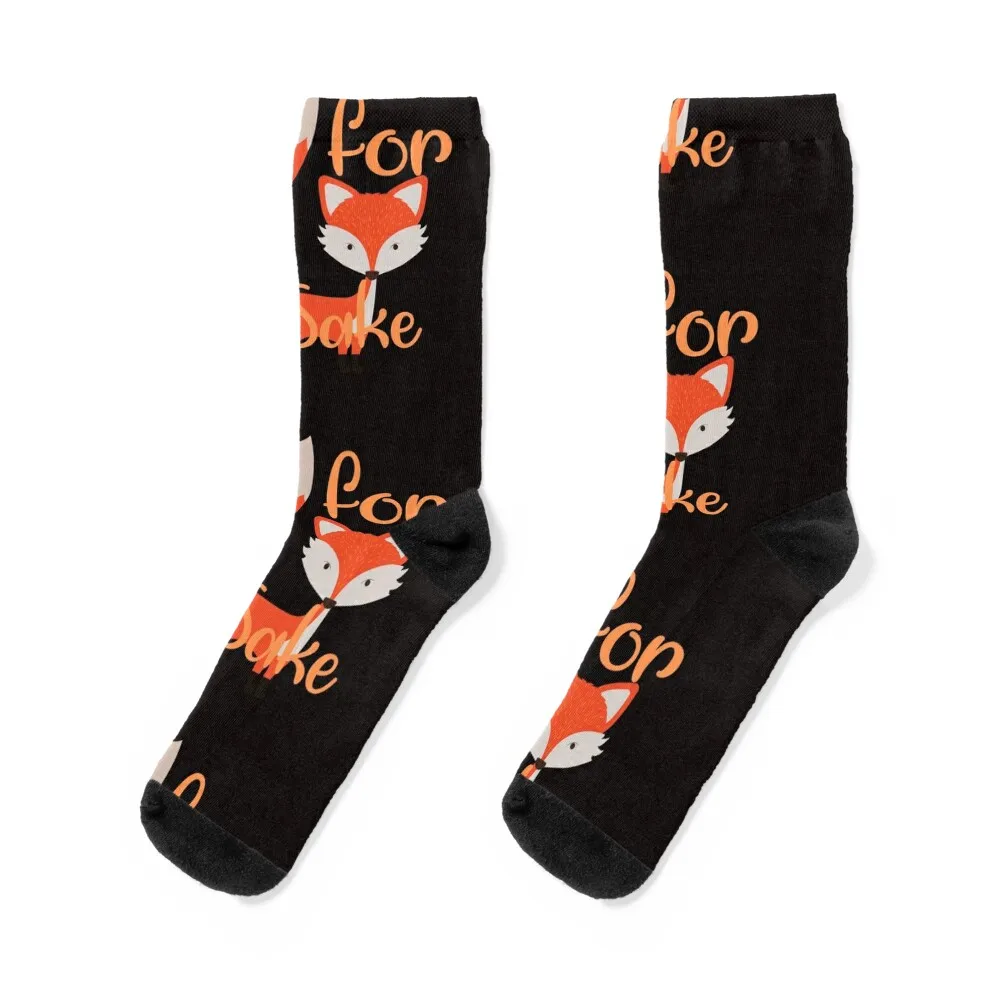 

for fox sake Socks Stockings compression winter gifts retro professional running Luxury Woman Socks Men's