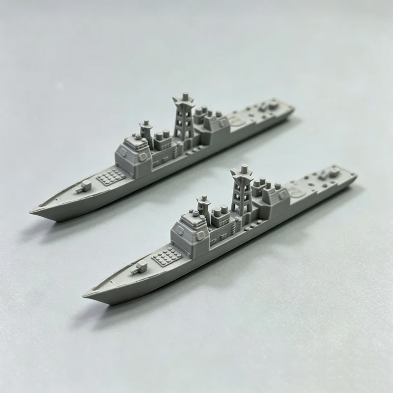 

2PCS 1/2000 Scale 3D Printed Ticonderoga-class Cruiser Waterline Model Simulated Military Naval Vessel for DIY Desktop Display