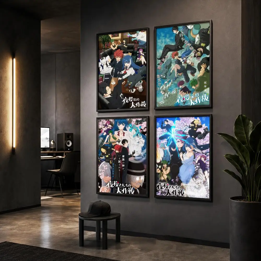 Popular Anime M-Mission Y-Yozakura Family Poster Wall Art Print Sticker for Bedroom Living Room Dorm Office Modern Home Decor