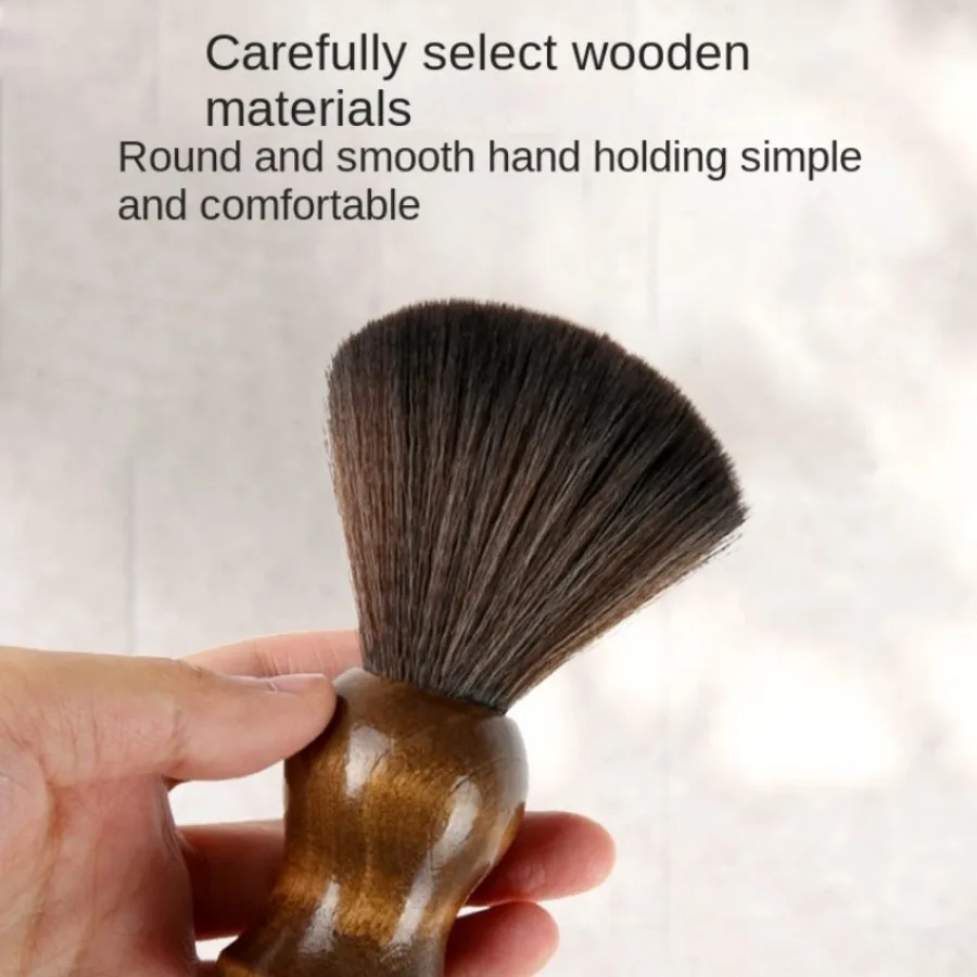 1PC Beautiful Wood Beard Brush Nylon Hair Manual Beard Brush Pig Bristle Quick Beard Brush Beauty Hair Tools