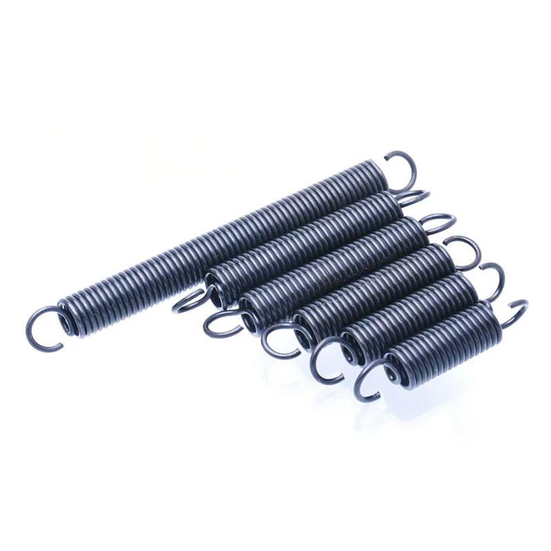 Weiyi 1 Stück 65Mn Stahldraht Durchmesser. 1,2mm/1,4mm Zugfeder mit Haken, Dehnungsfeder für Öfen, Außendurchmesser 8mm-16mm, Federlänge 25mm-100mm – Detail 5