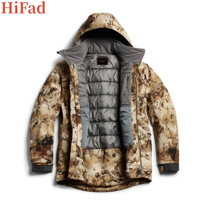 Off-the-shelf jungle outdoor hunting men's hunting clothing printed three-layer fabric incinerator meteorite jacket