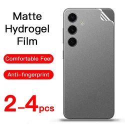 2-4PCS Matte Hydrogel Film for Samsung Galaxy S25 S24 S23 S22 S21 S20 Ultra Plus FE Full Cover Back Protector Film Not Glass