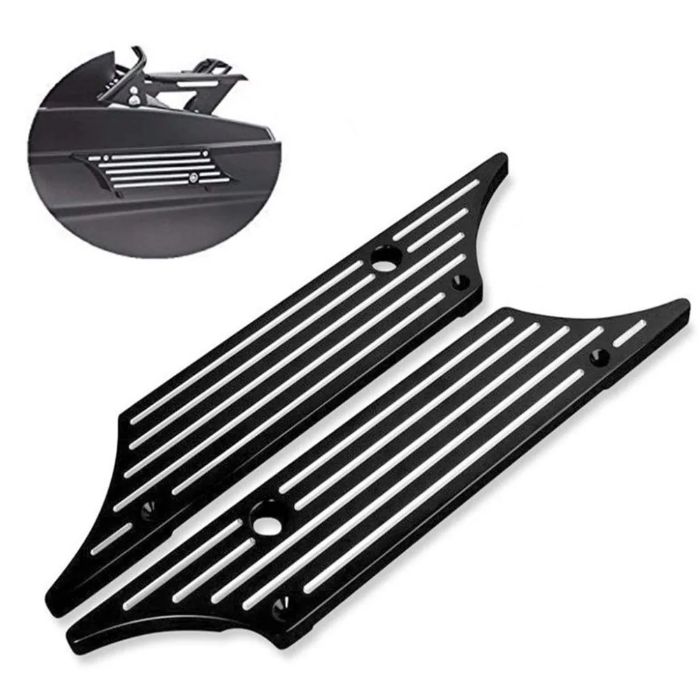 

Motorcycle Hard Billet Saddlebag Latch Covers For Harley Touring Models Hard Bags 1993-2013