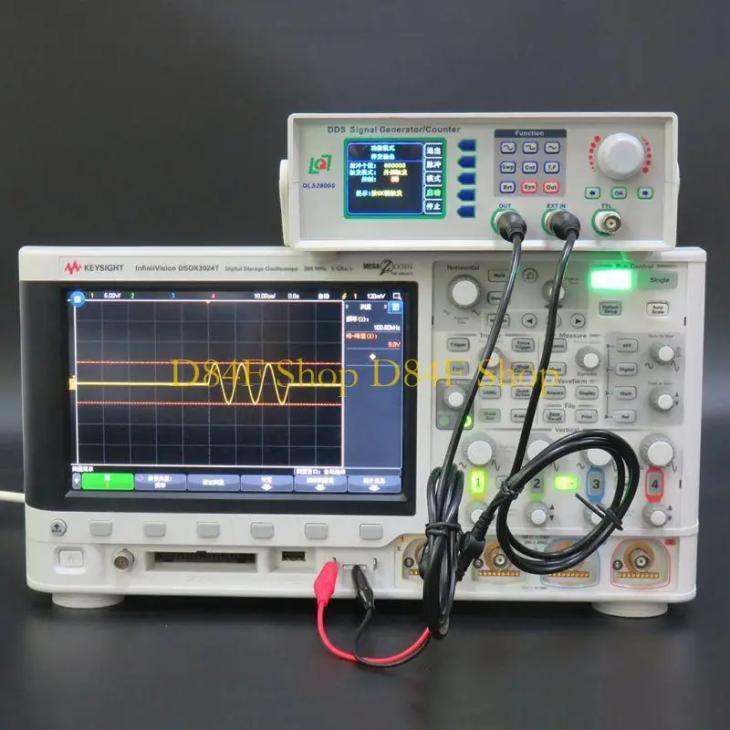 

D84F DDS Generator Counter High Generator Frequency Meter 2.4-inch TFT LCD Display Suitable for Industrial
