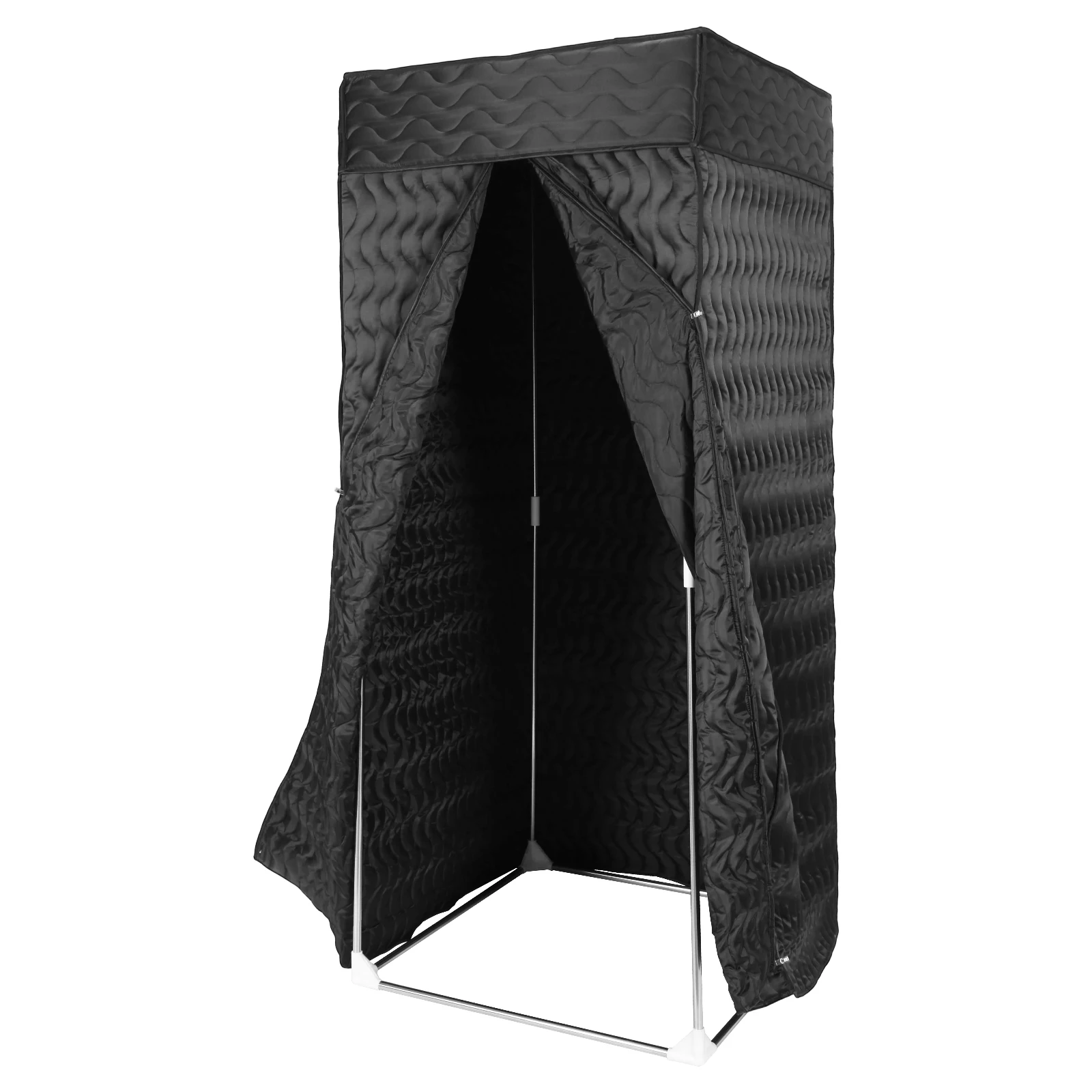 

360 ° Портативная вокальная кабина с простой установкой, звукоизоляцией без эха и толстыми акустическими матами для студийного пения и подкастов