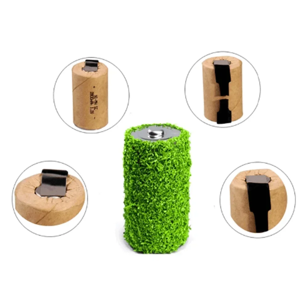 2026 1-20 قطعة 1.2 فولت 2800 مللي أمبير مفك الحفر الكهربائية SC بطارية النيكل الكادميوم قابلة للشحن أداة السلطة البطارية مع منصات لحام #4