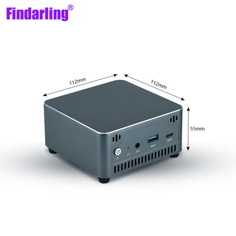 SM027กล่องโลหะซีพียู Intel I3-10110U/I5-10210U/I7-10510U Windows 11คอมพิวเตอร์ขนาดเล็ก RAM 16GB รอม512GB เดสก์ท็อปคอมพิวเตอร์6เทอร์มินัล WiFi 6