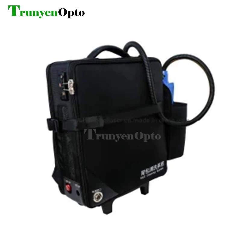 Portable  Backpack 50W Fiber Laser Cleaning Rust Machine for Rust, Paint, Oil, Dust Cleaning
