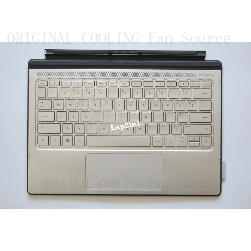 R+  New for HP Spectre x2 Detachable 12-a Series Soft Cover UK Backlit Keyboard Base