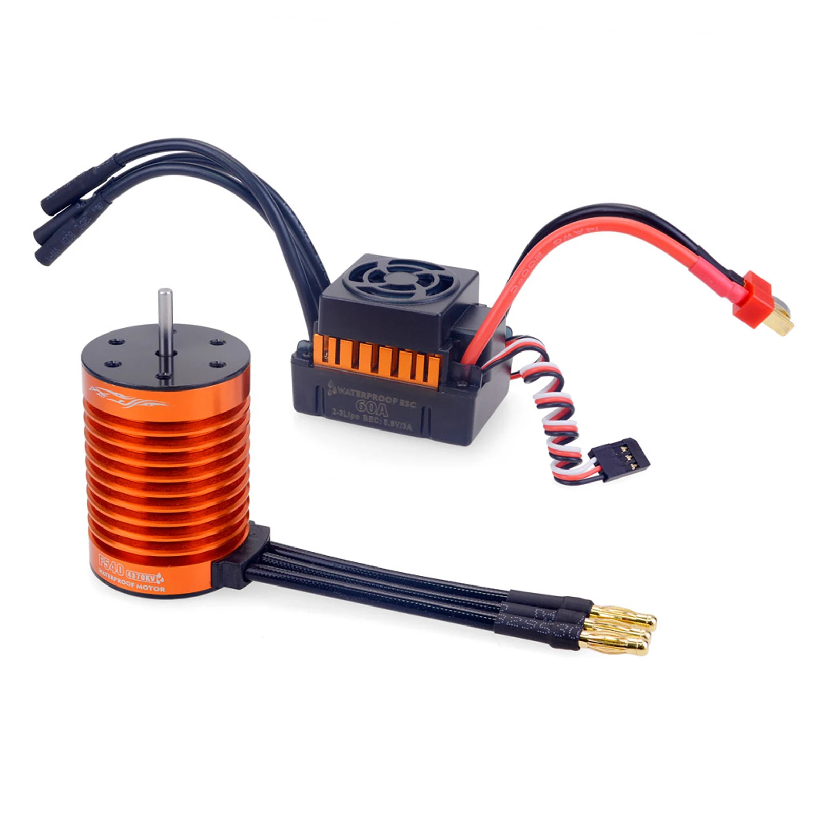 F540-V2 4370KV Brushless Motor 3.175mm 60A ESC for 1/10 RC Drift Car Truck rc crawler model toys upgrade parts