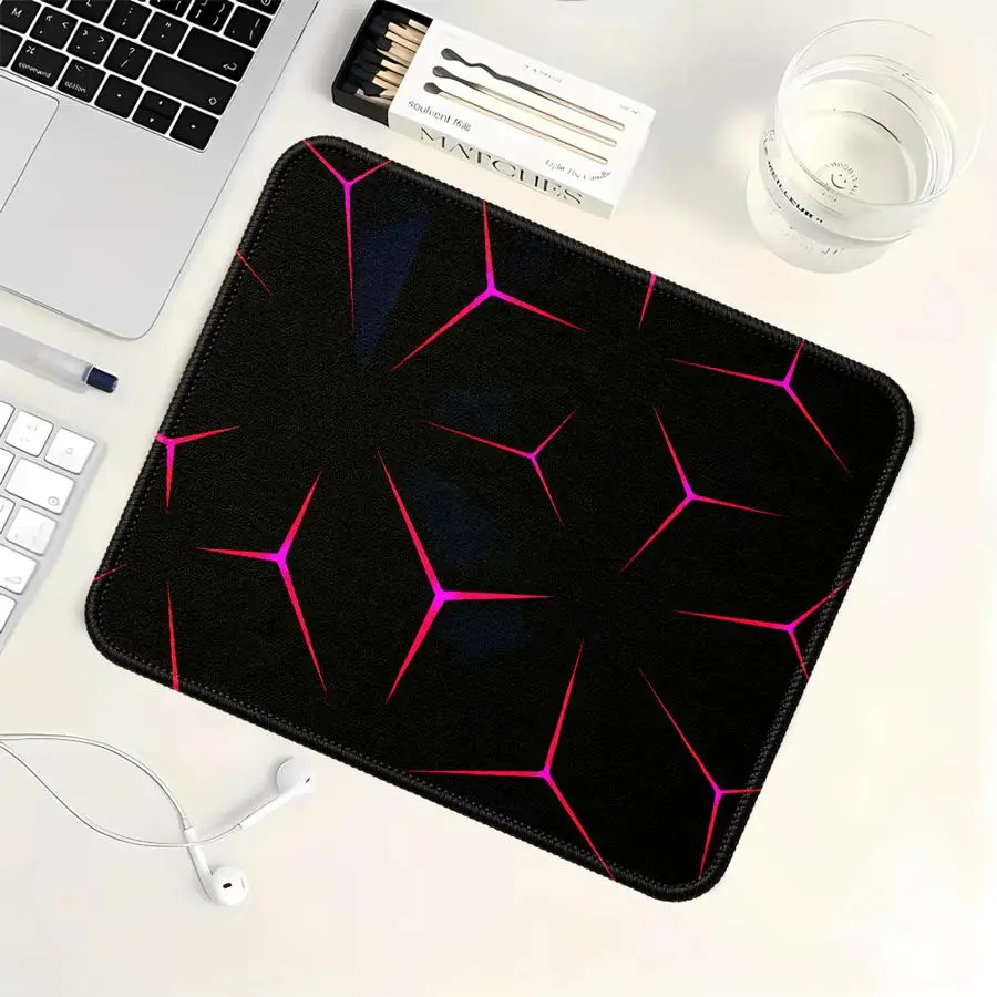 Color Space Geometry Mouse Pad office Pad Computer Laptop Pad Desk accessories Game Console Pad Keyboard Mouse Pad overlock