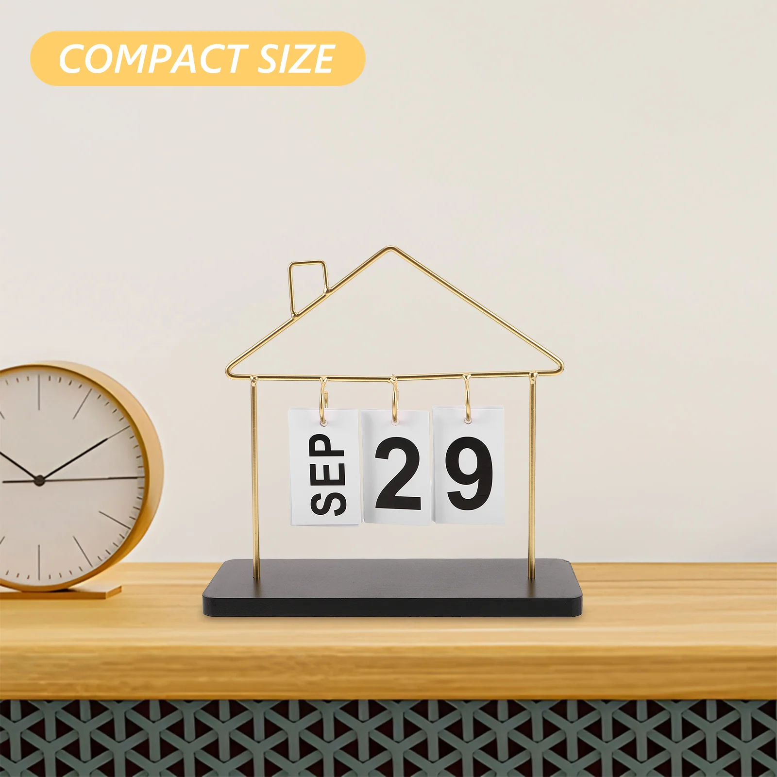 تقويم الوجه الدائم 2025 تقويم مكتبي معدني إبداعي منظم سطح المكتب المدمج مكتب ديكور المنزل ملحق قابل لإعادة الاستخدام