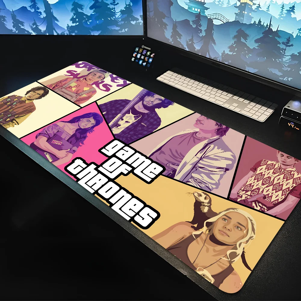 

GTA 5 Mousepad Mouse Mat Desk Mat With Pad Gaming Accessories Prime Gaming XXL Keyboard Pad Padding Mat