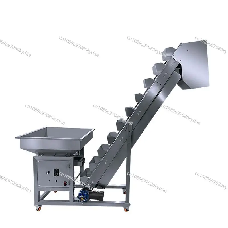 

for Guide Rail Modular Belt with Dam Board Incline Hopper Conveyor Belt with Vibration Hopper for Powder Granule