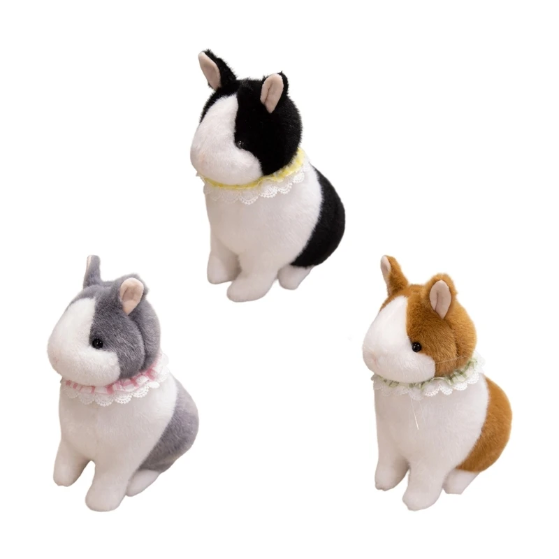 

Soothing DollHugging Stuffed Animal Lovely Rabbit for Toddlers Girls Teenagers 15UB