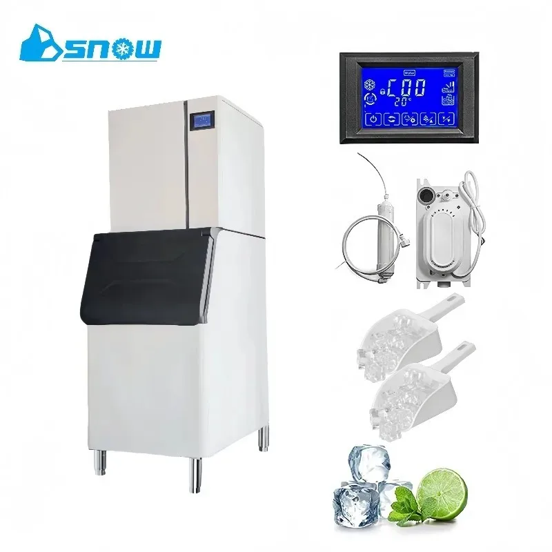 Ice Maker for Seafood Preservation 400kg/24h Capacity. Suitable for Seafood Restaurants.