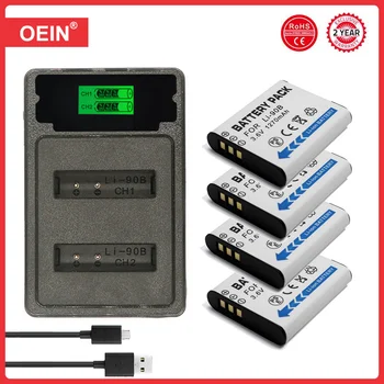 DB-110 배터리 및 듀얼 충전기, 카메라 LI-90B, 리코 GRIII G900 WG-6 GR3 GRIII X GR3X