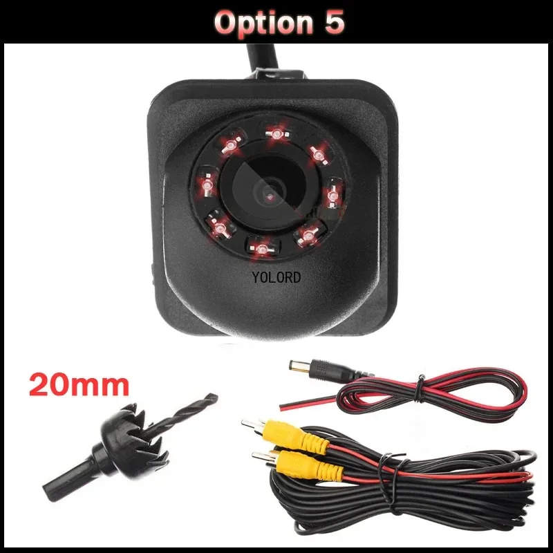 

IR Lights Night Vision CCD Auto Dynamic Trajectory Line Guide Trunk Car Rear view Reversing Camera For Android Radio