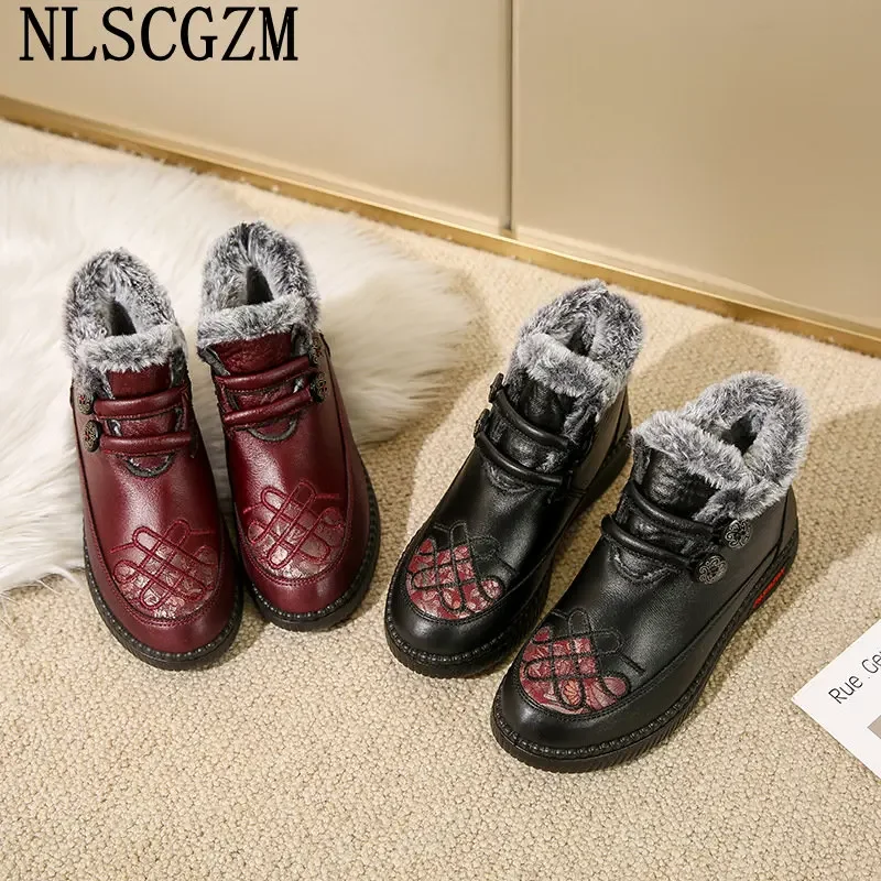 Buty zimowe dla kobiet 2024 Sneakers snowboots damskie buty damskie botki buty wsuwane na buty damskie śniegowce mokasyny дутики