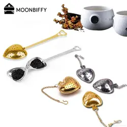 Reusable Stainless Steel Tea Infuser Mesh Ball Tea Strainer Coffee Herbs Filter Diffuser Handle Tea Ball Kitchen Accessories