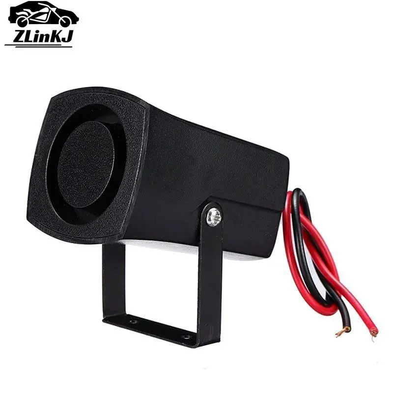 1pcs 6 tones surround Alarm Horn Car Police Fire Alarm Horn 12-24V Warning Loud Sound Truck Boat Siren