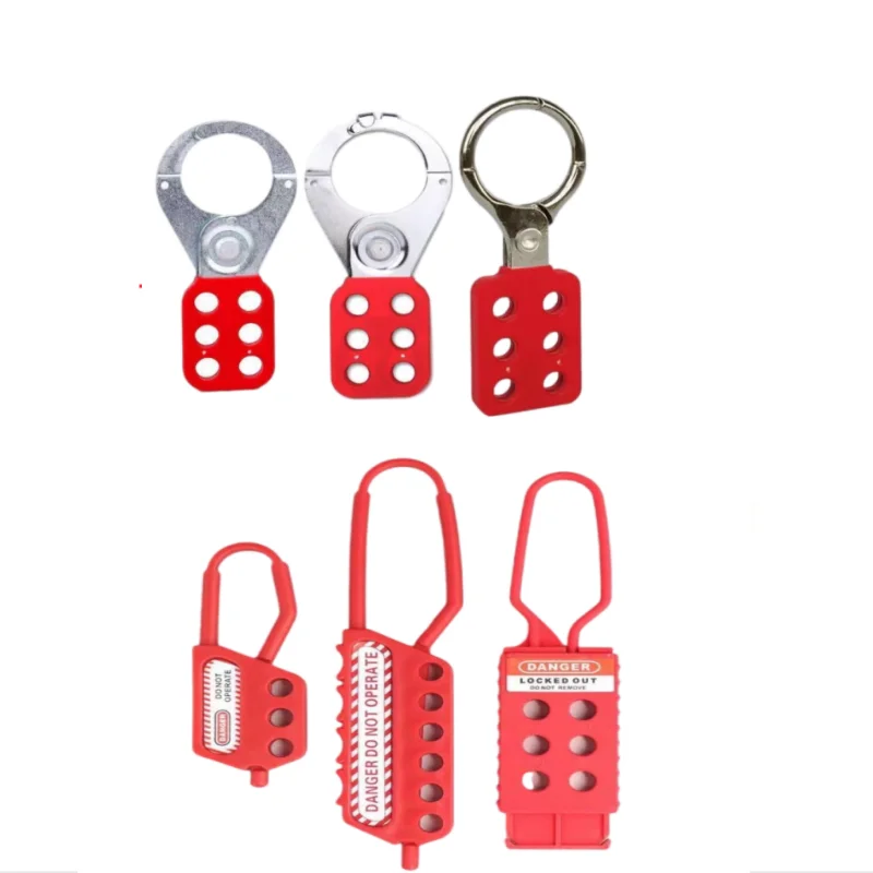 Lock out Tag out Hasp Lockout Industrial Safety Loto Hasp 3/4/6 Holes Multiple Isolation Steel Aluminum Nylon Plastic Padlock