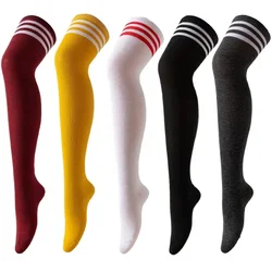 Thigh High Socks Striped Women Sexy Long Stockings Female Over Knee Socks Nylon Women'S Leg Warmers