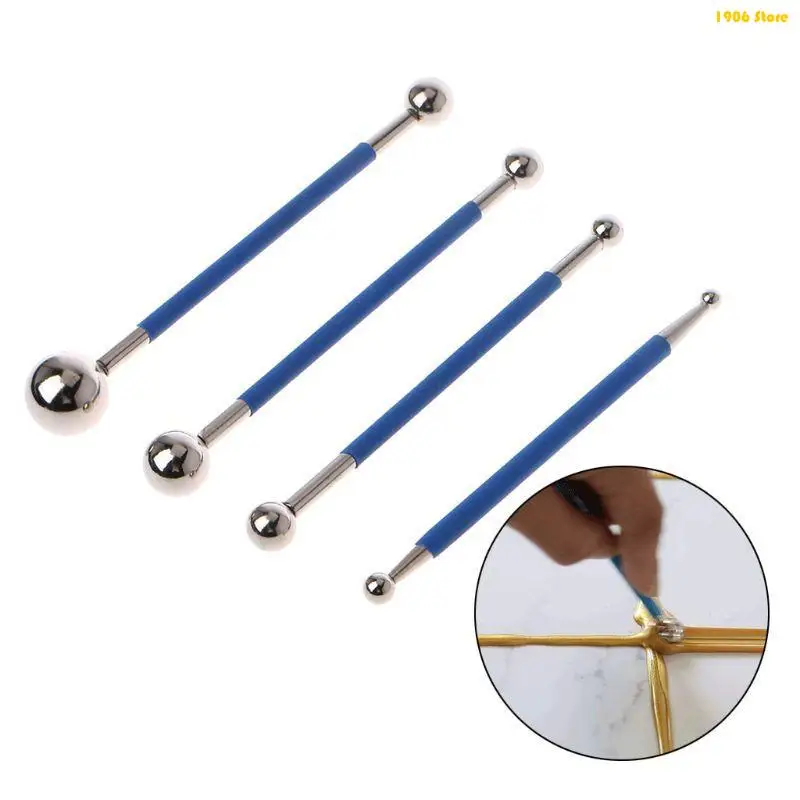 U1JB 4pcs/set dual in acciaio inossidabile in acciaio a collana collaudo riparazione