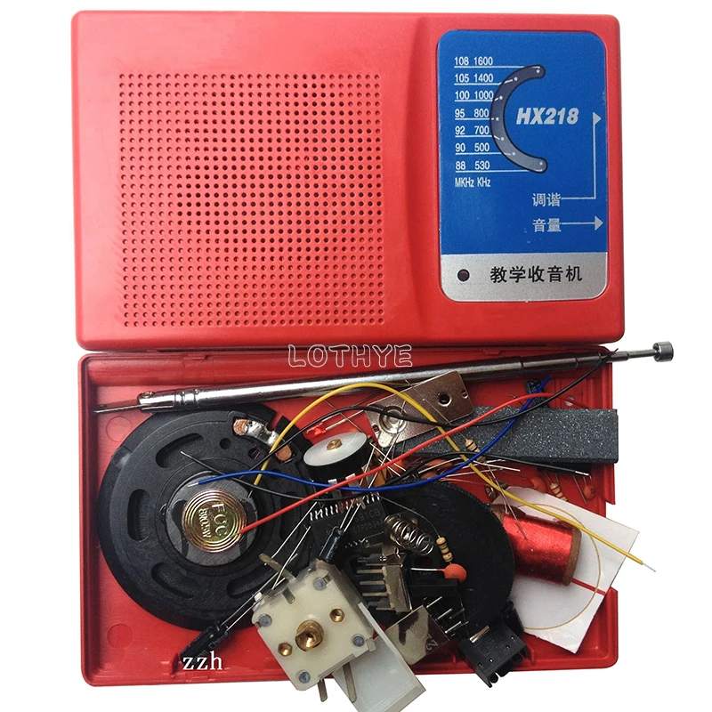 DIY Electronic Kit FM AM Radio Production Kit DIY Welding Process Teaching Training Electronic DIY Electronic Components Parts