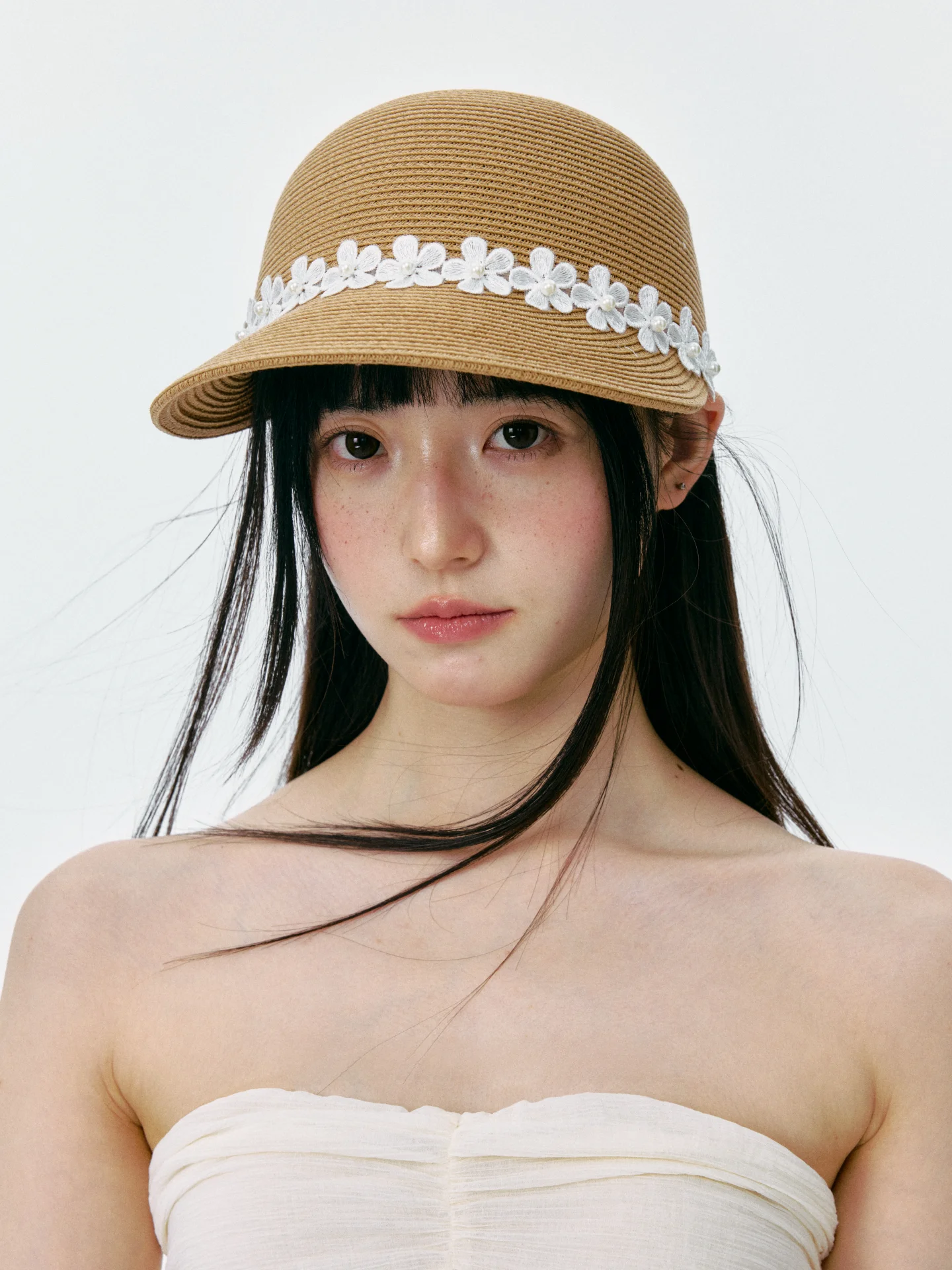 オリジナルデザイン-diy-花柄麦わら帽子-女性用-夏-乗馬スタイル-日焼け防止-ホリデーギフト-キャップ-通気性のある短いつば